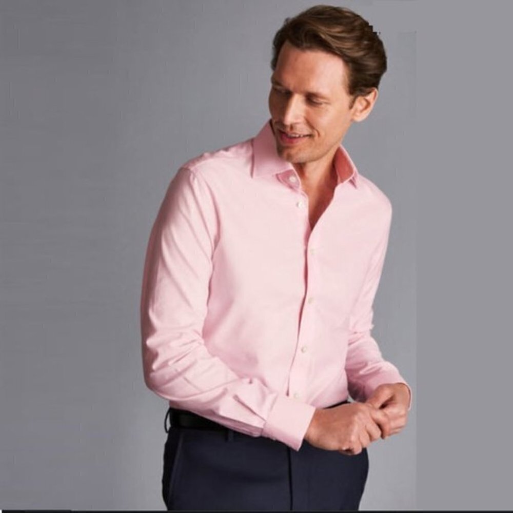 Redford Pink Egyptian Cotton Dress Shirt Large​​​​
